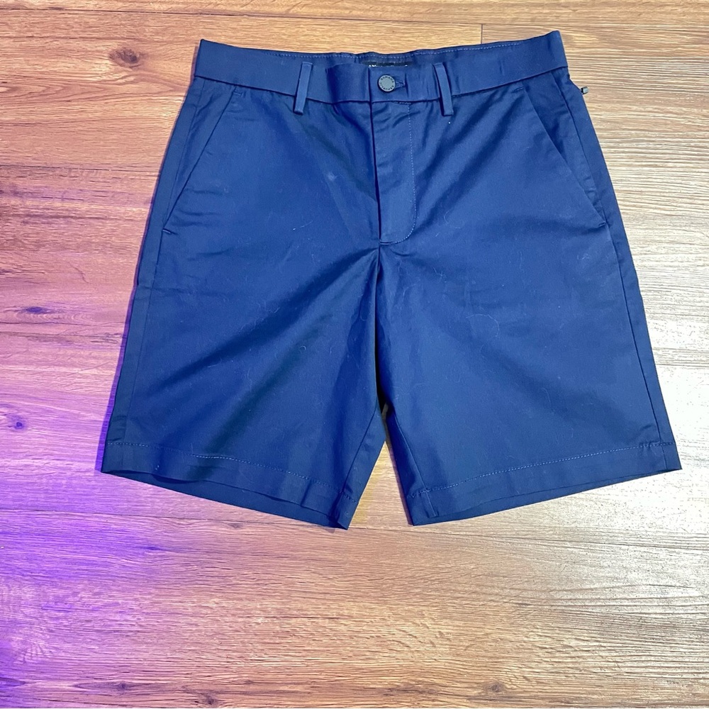Banana Republic Navy Flat Front Shorts